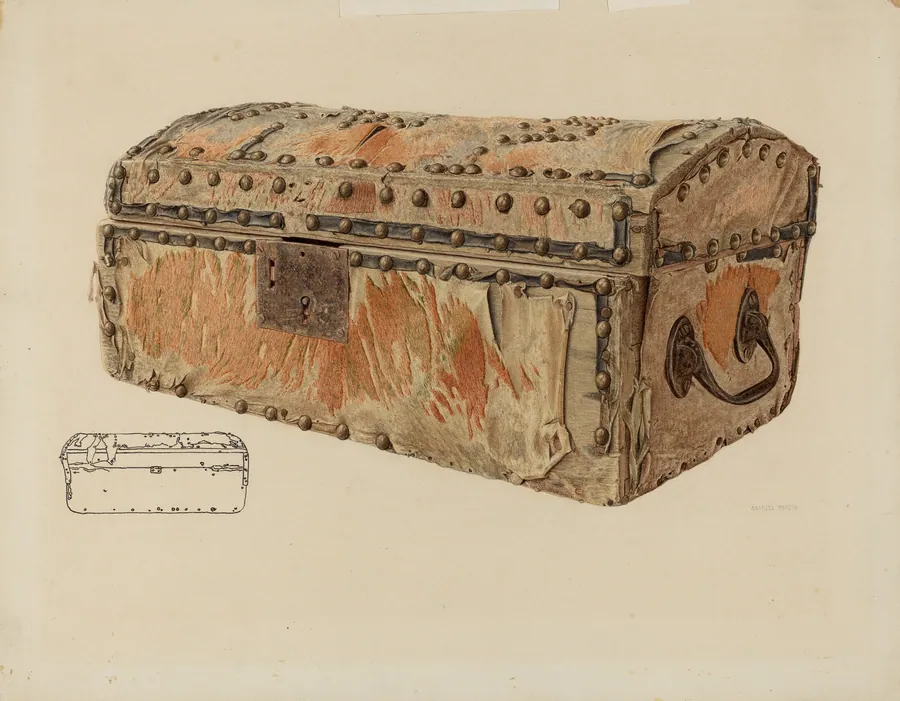 Deerskin Covered Chest by Samuel Faigin