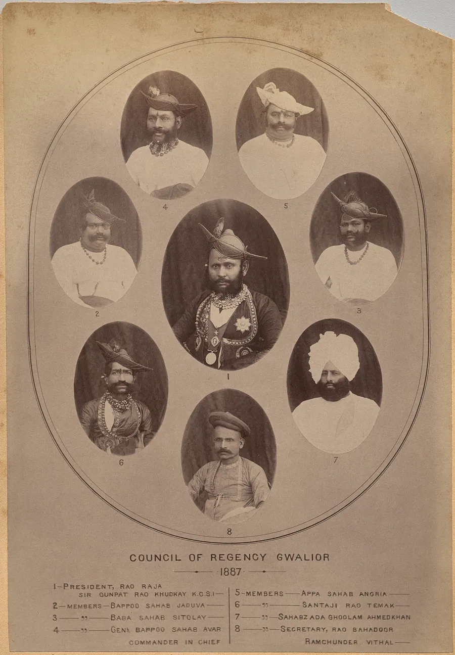 Council of Regency, Gwalior by Raja Deen Dayal