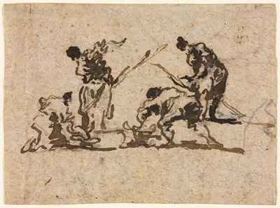 Farmers and Fisherman Working