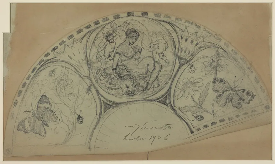 Fan Design [recto] by Lovis Corinth