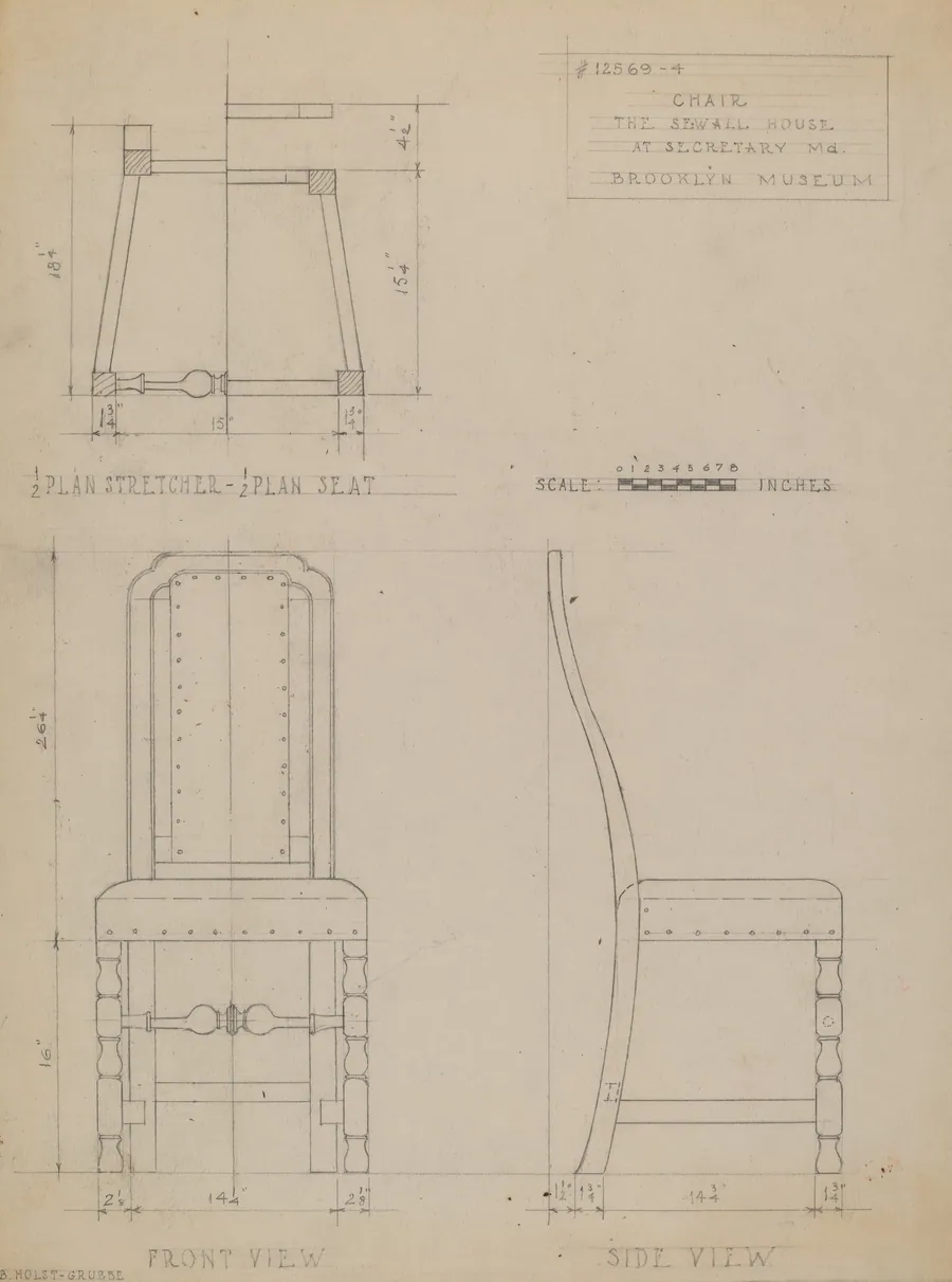 Side Chair by B. Holst-Grubbe