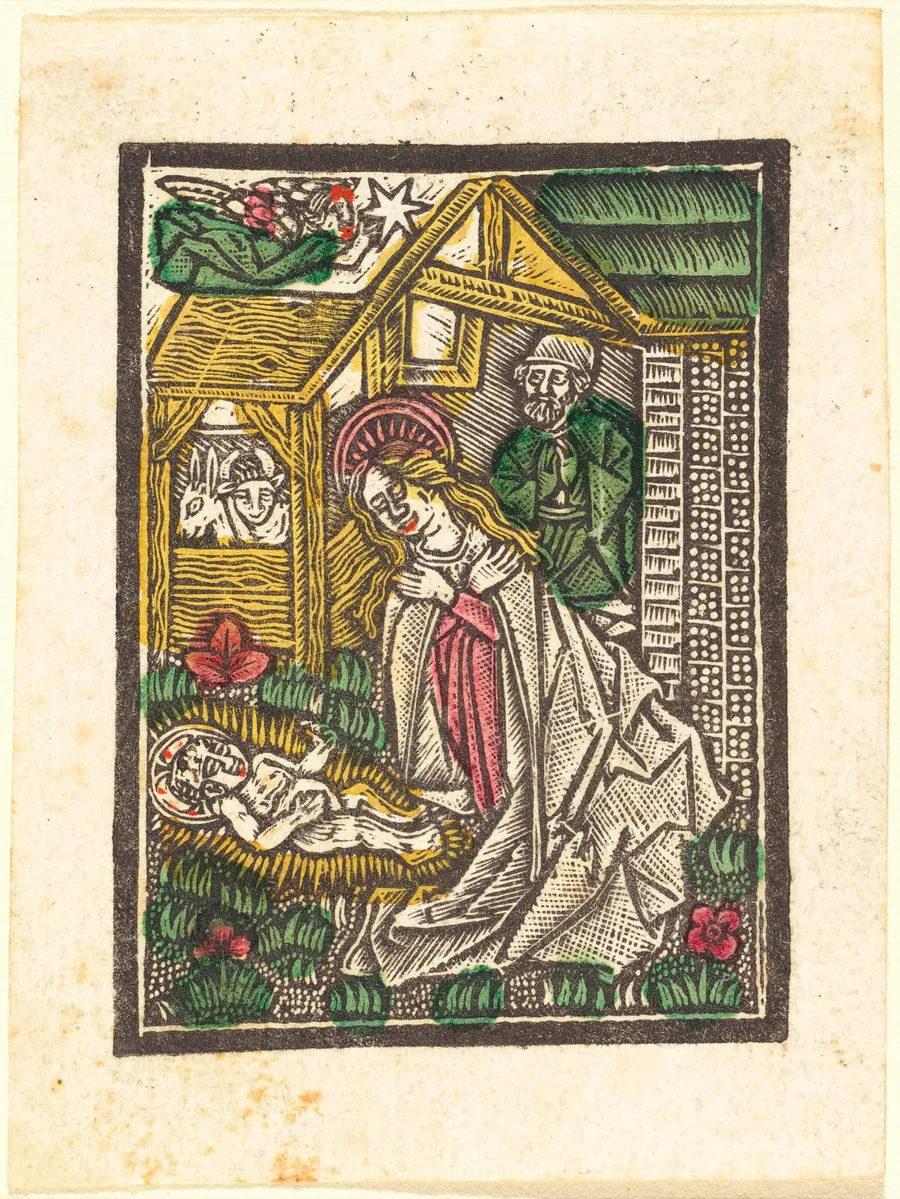 The Nativity by German 15th Century