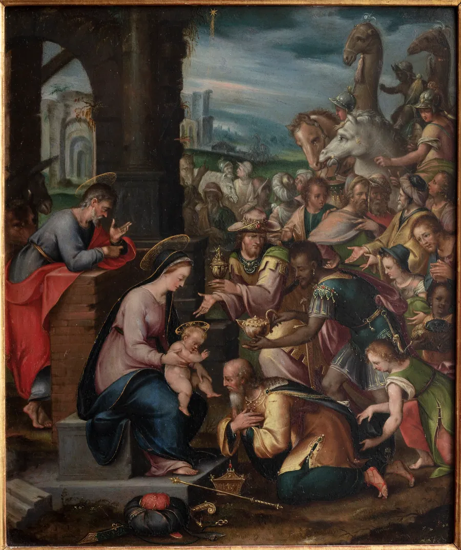 Kongernes tilbedelse by Frans Francken (I)