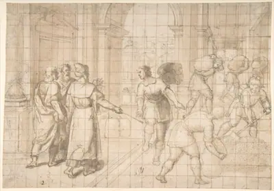 Joseph Storing Grain During the Seven Years of Plenty