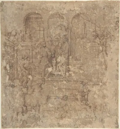 King Herod Receiving the Three Magi
