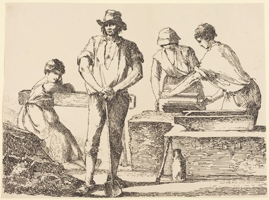 Tilemakers by Thomas Barker
