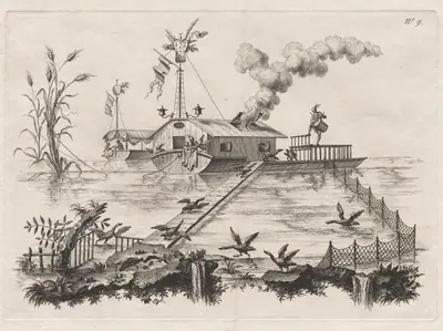 A House on Water, and a New Way to Summon Geese by the Beat of a Drum