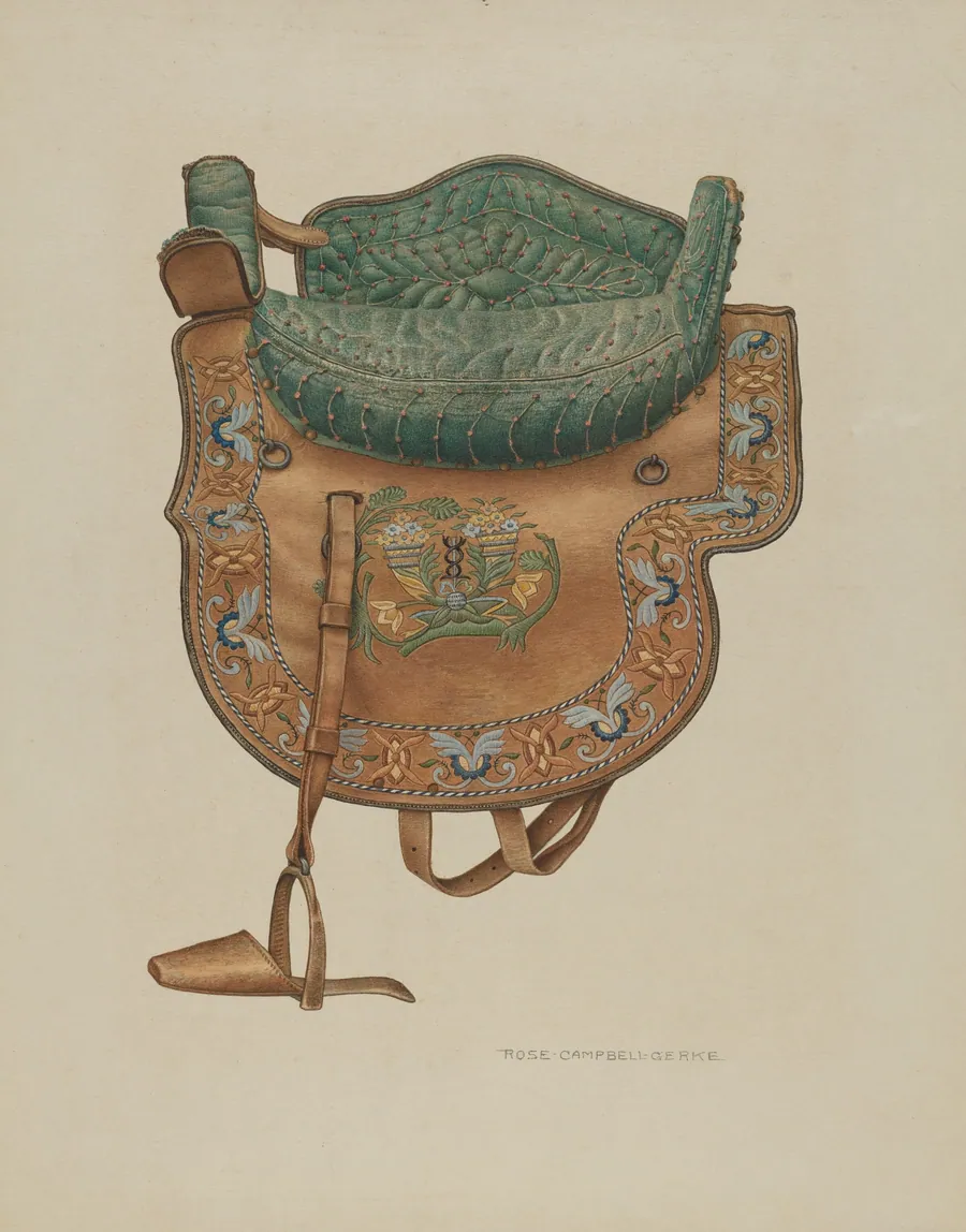 Child's Side Saddle by Rose Campbell-Gerke