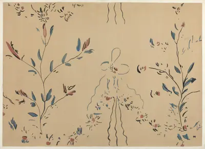 Free Hand Decorated Wall (Detail)