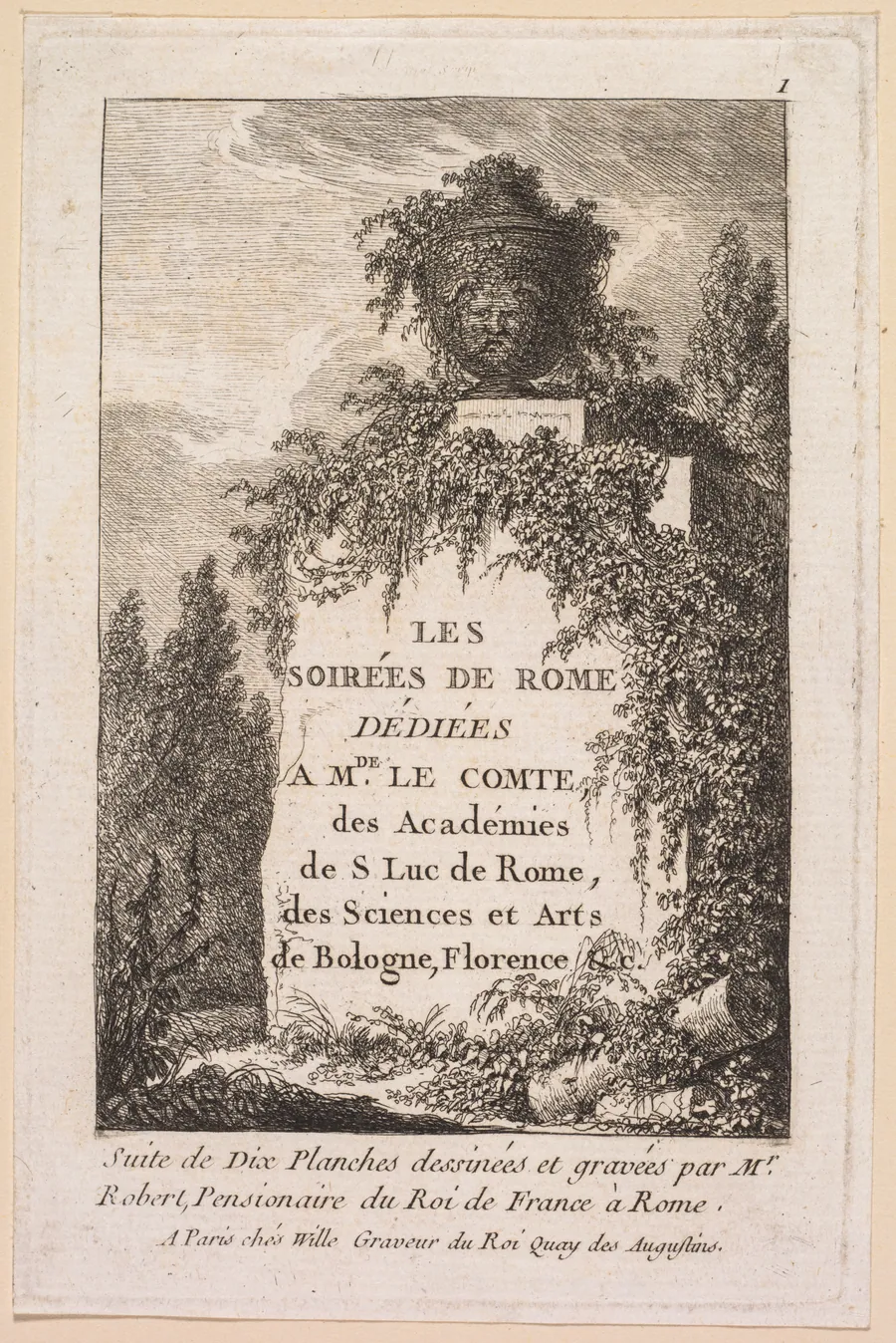 Title Page by Hubert Robert