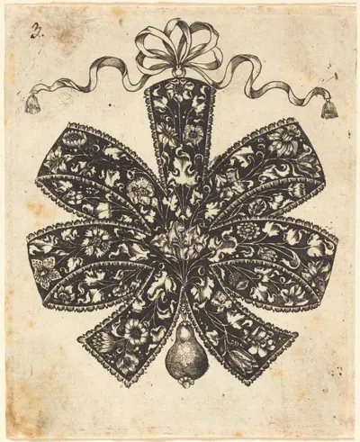 Bow Embellished with Flowers