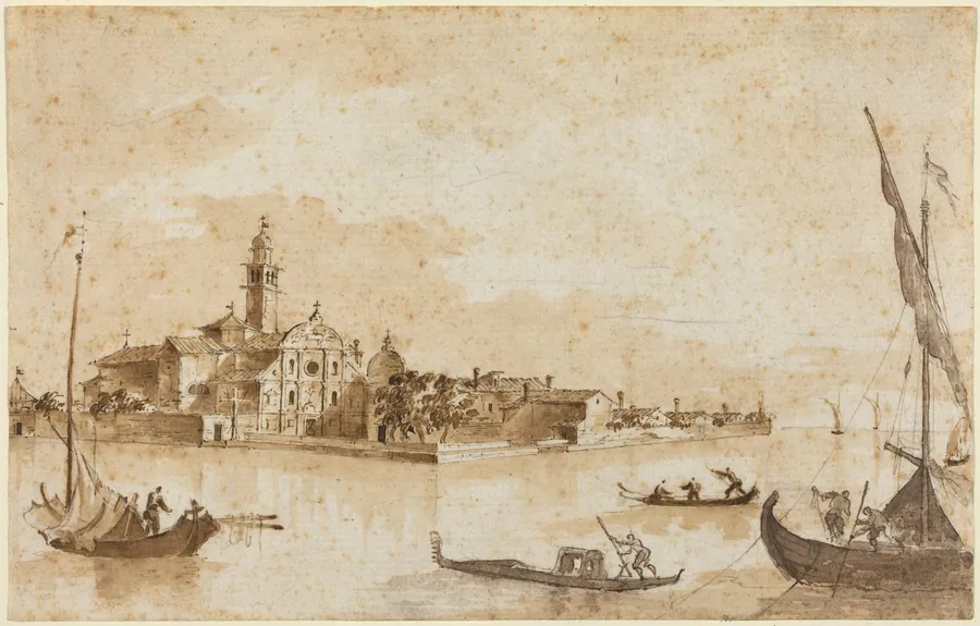 The Island of San Clemente by Francesco Guardi