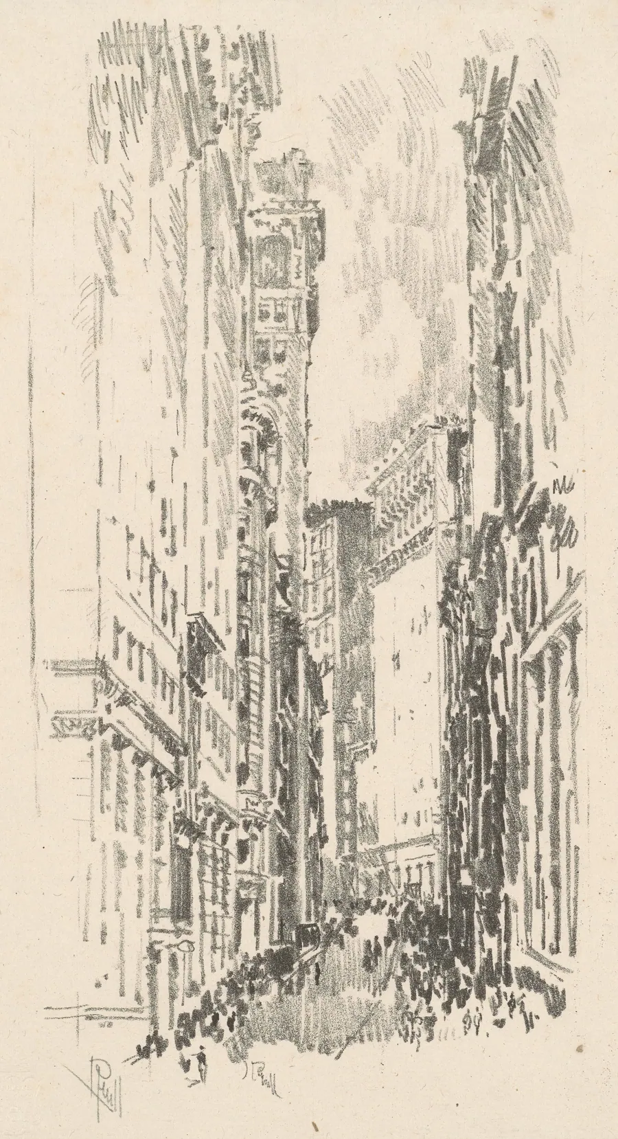 William Street by Joseph Pennell