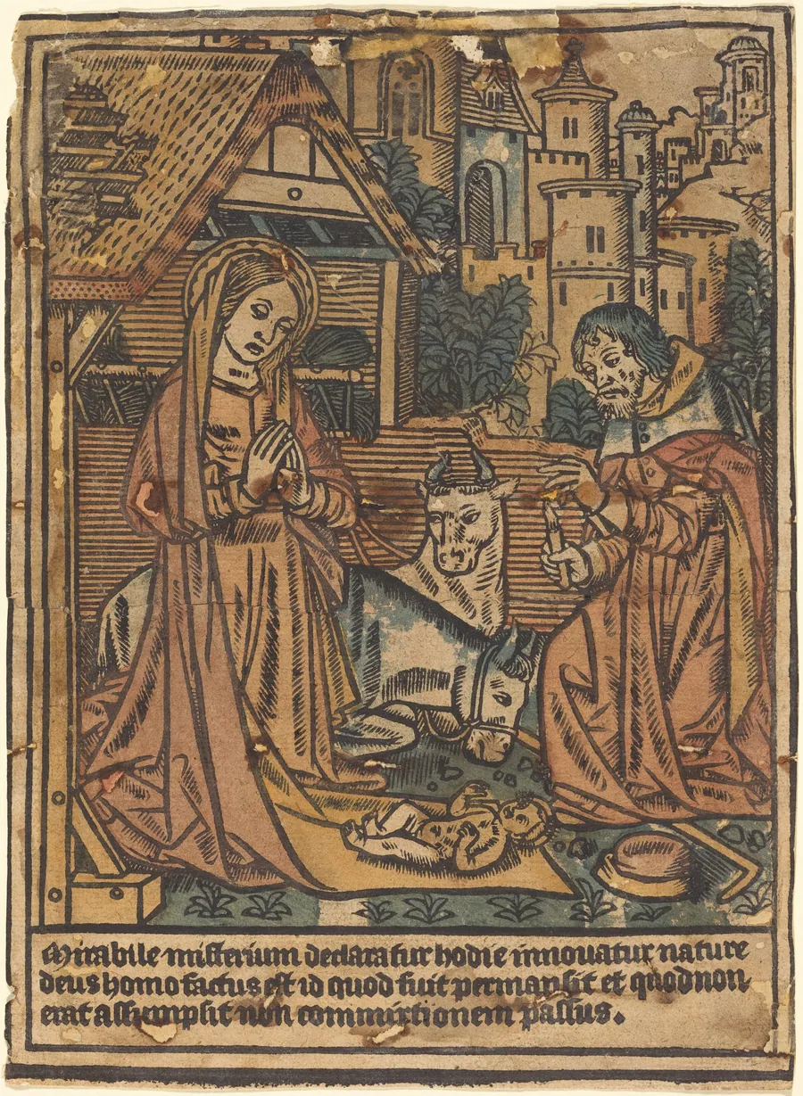 The Nativity by French 15th Century