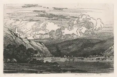 The Rhine, below St. Goar