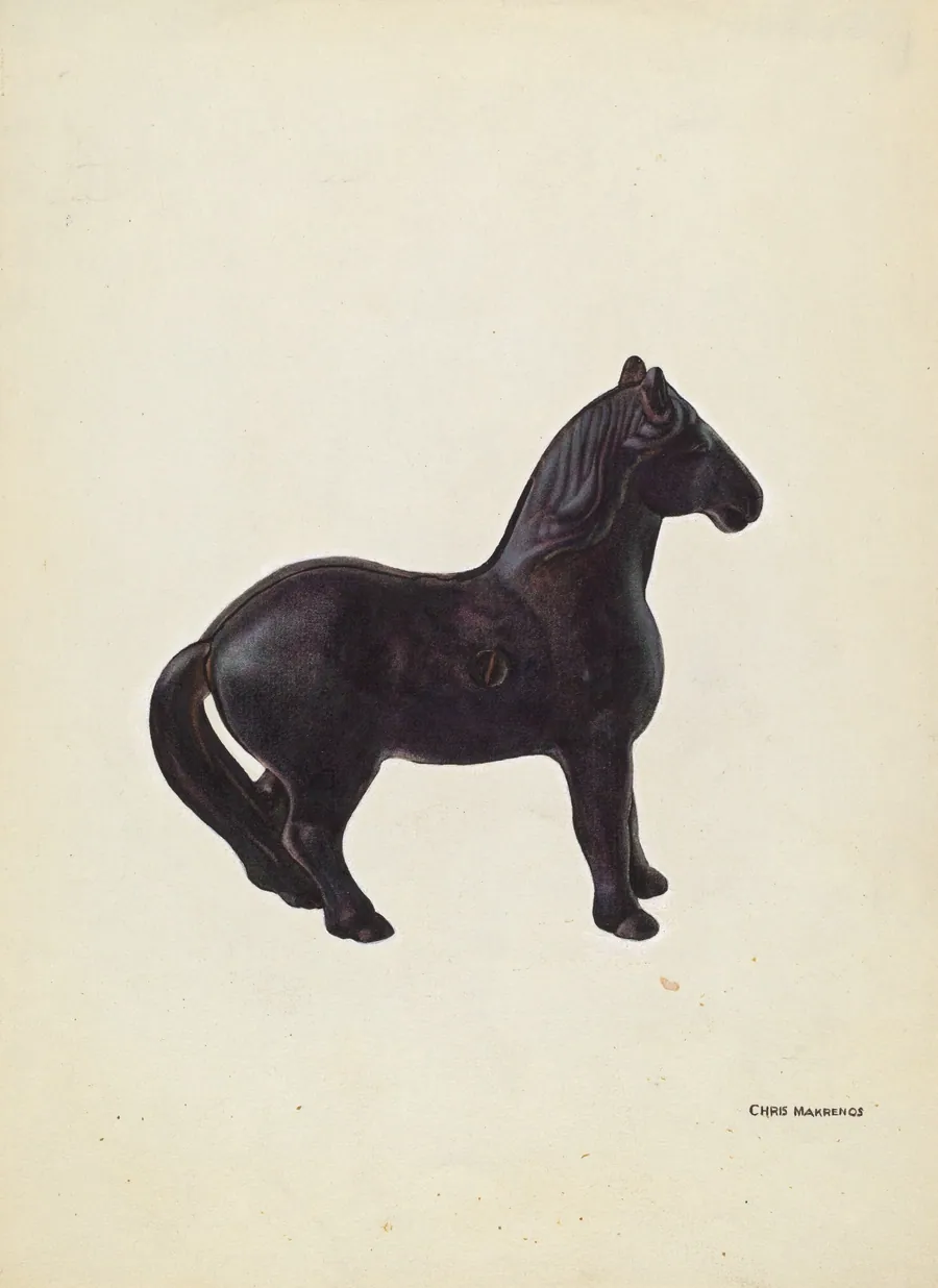 Toy Bank: Horse by Chris Makrenos