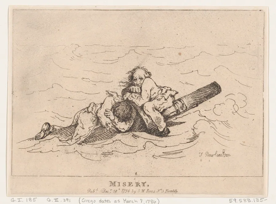 Misery by Thomas Rowlandson