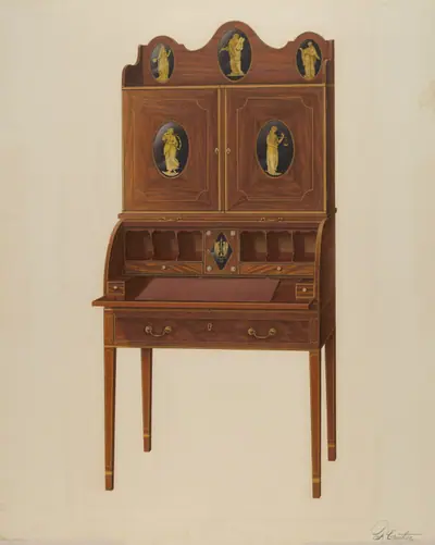 Cabinet Top Desk