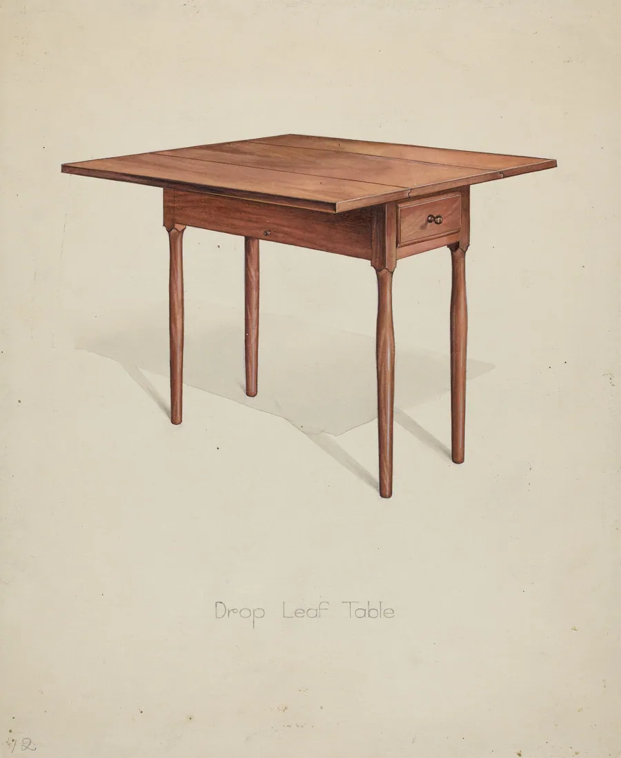 Shaker Drop-leaf Table by Irving I. Smith