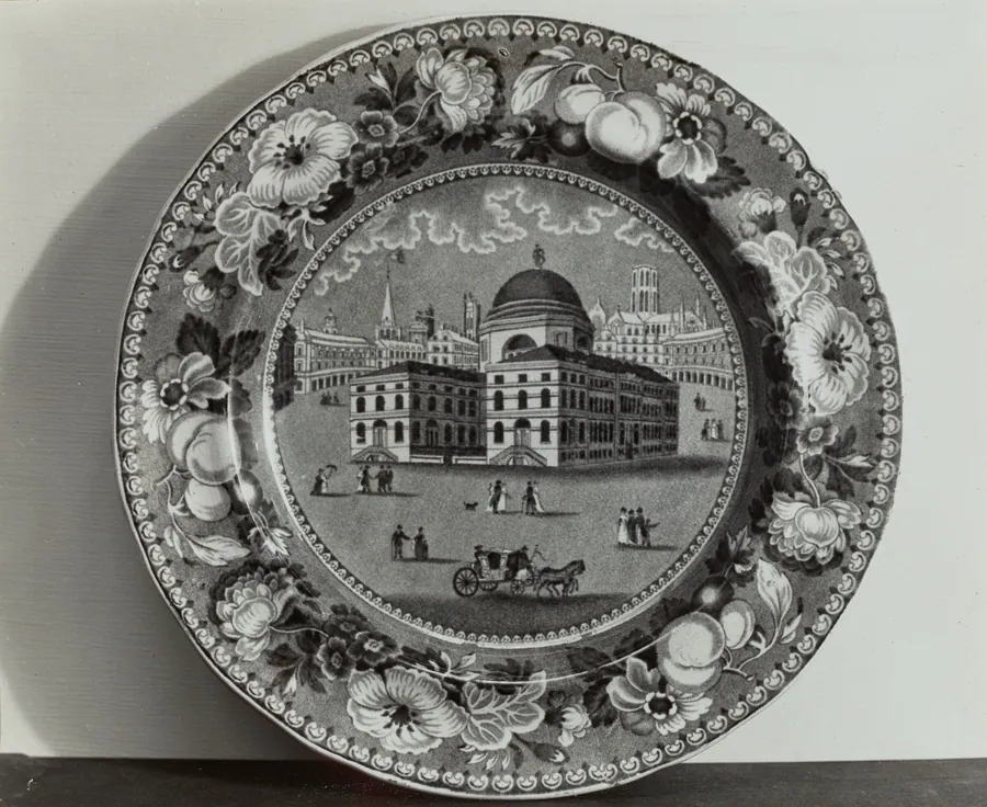 Plate - "Exchange, Baltimore" by Helmut Hiatt