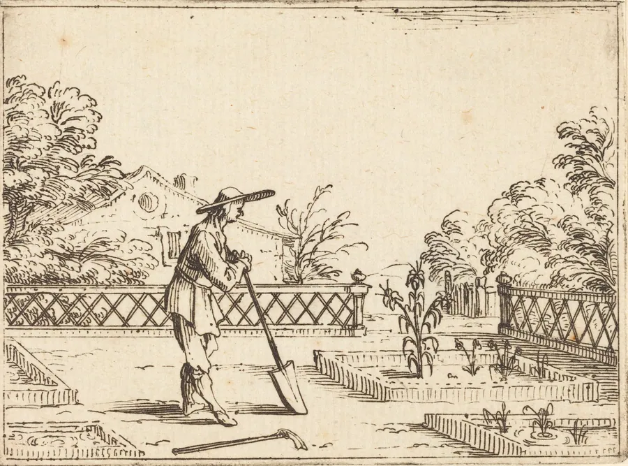 The Gardener by Jacques Callot