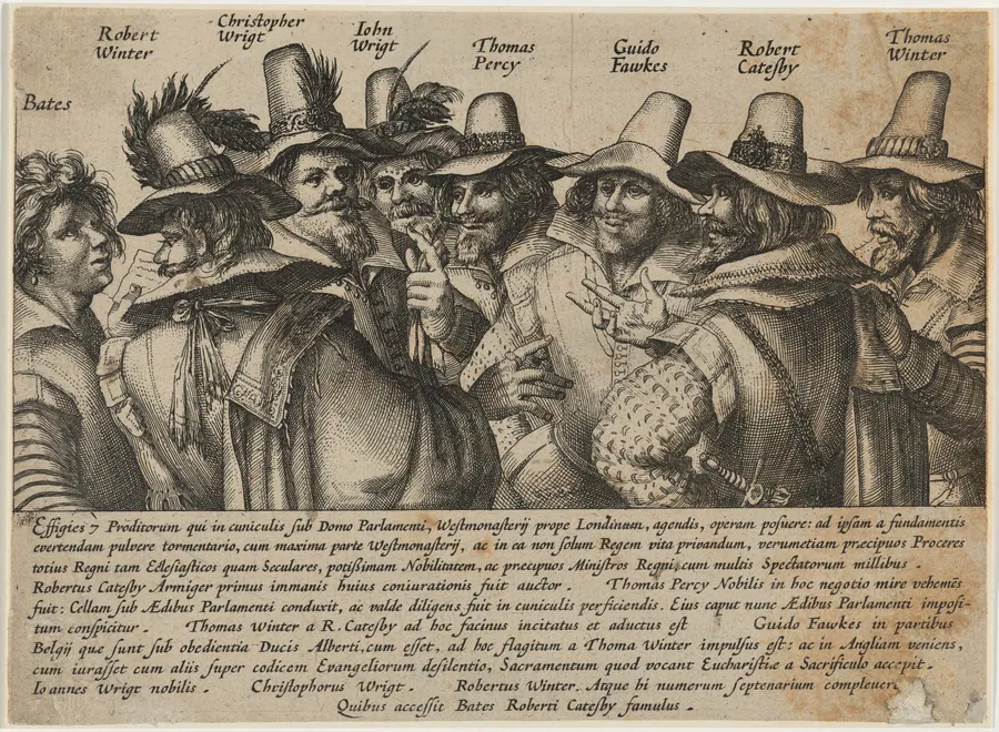 Gunpowder Plot Conspirators by Unknown 19th Century
