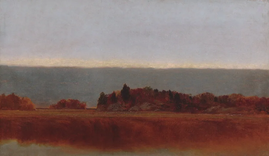 Salt Meadow in October by John Frederick Kensett