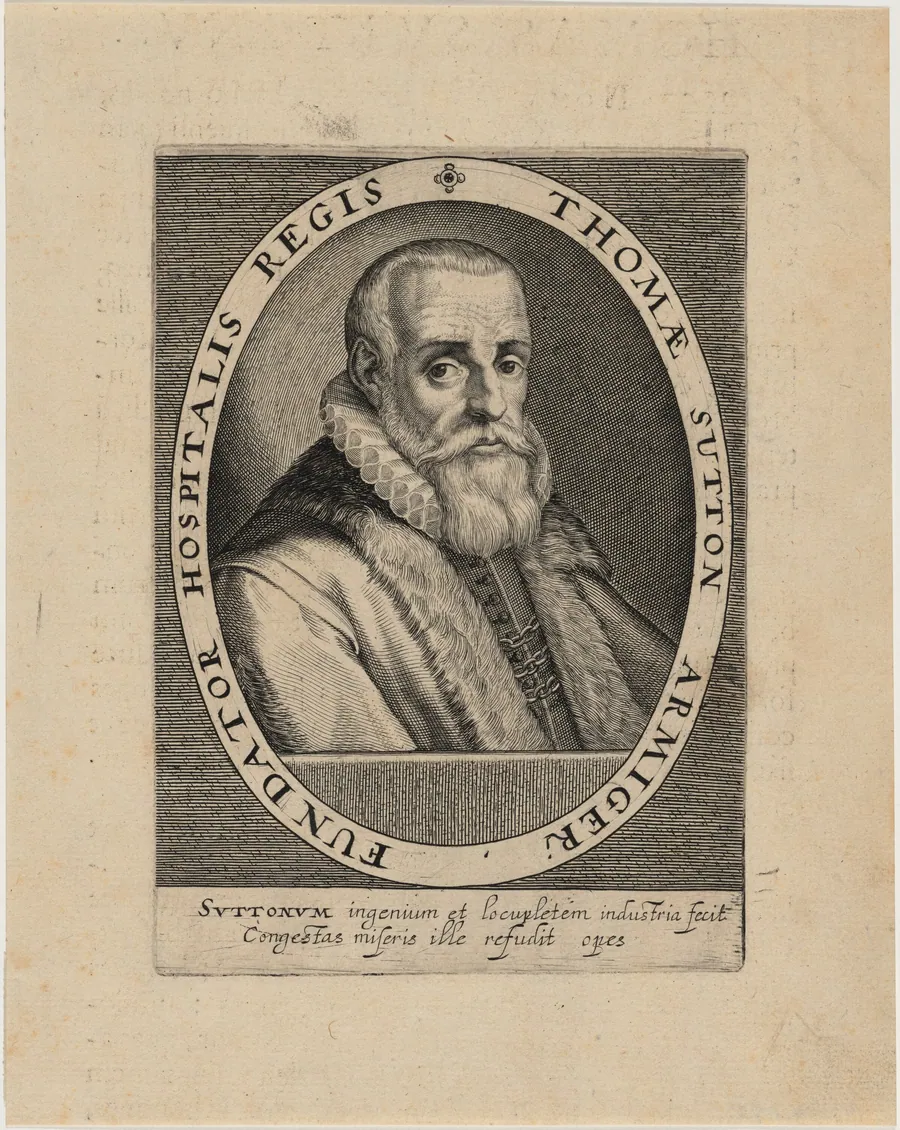 Thomas Sutton, Founder of the Charterhouse by Willem de Passe