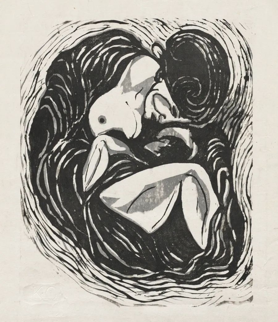 Mother and Child by Koshiro Onchi