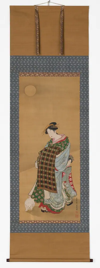 A Courtesan and her attendant