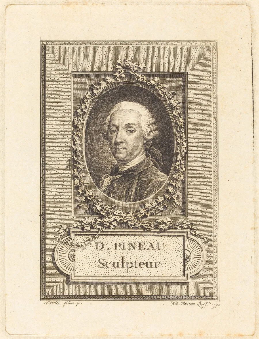 D. Pineau, Sculpteur by Jean-Michel Moreau the Younger