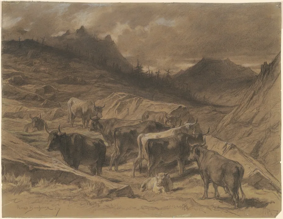Cattle in the Auvergne by Rosa Bonheur