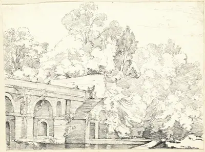 The Fishpond at Villa Madama