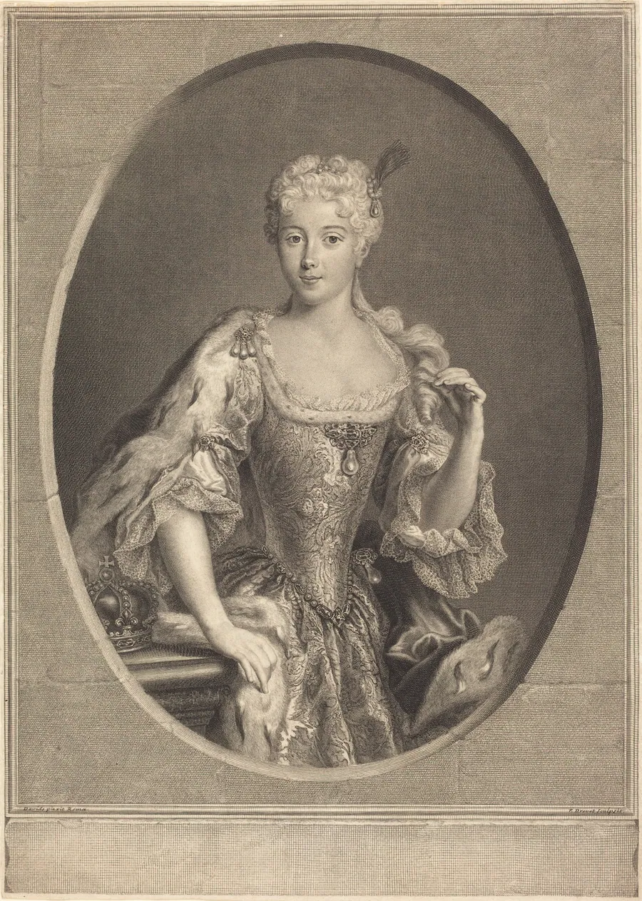 Maria Klementyna Sobieska by Pierre-Imbert Drevet