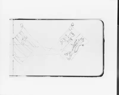 Two Flag Studies (from Sketchbook)