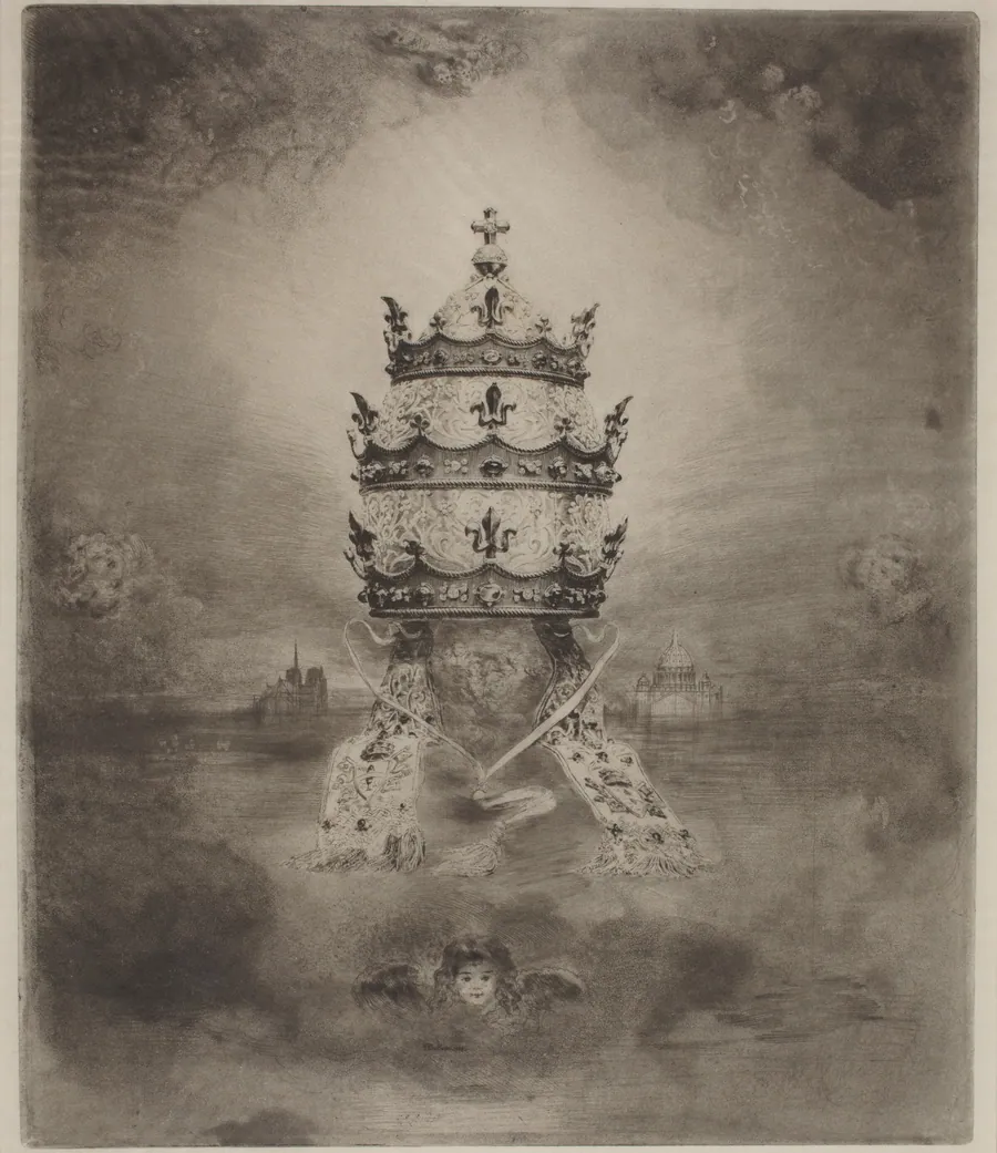 The Tiara by Félix-Hilaire Buhot