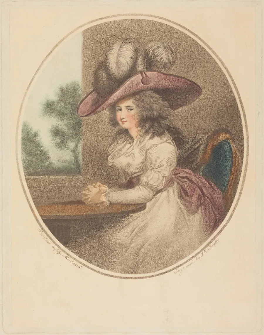 Anne Ward Morland (Delia in Town) by John Raphael Smith
