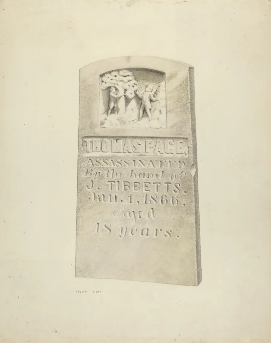 Tombstone by Robert Clark