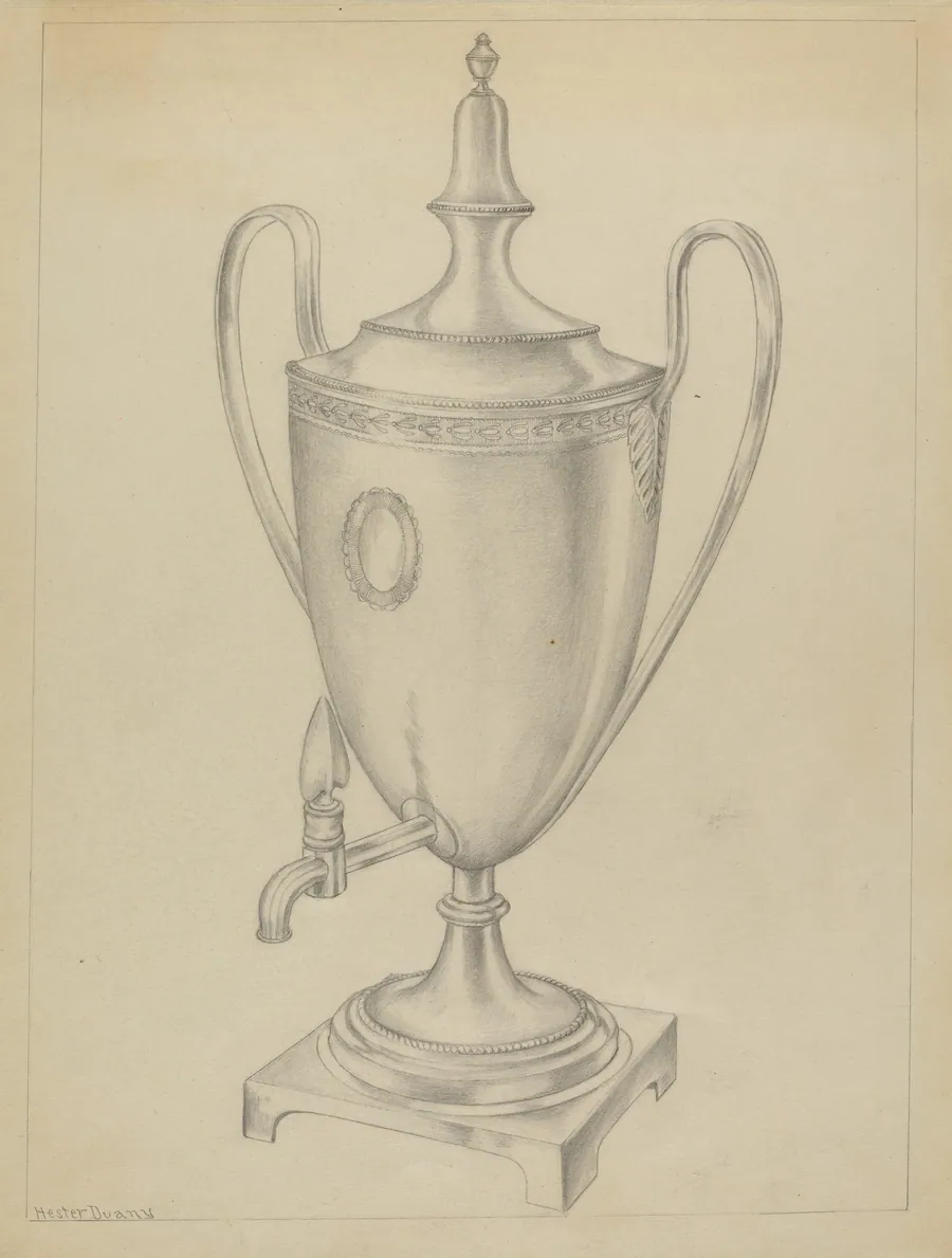 Silver Urn by Hester Duany