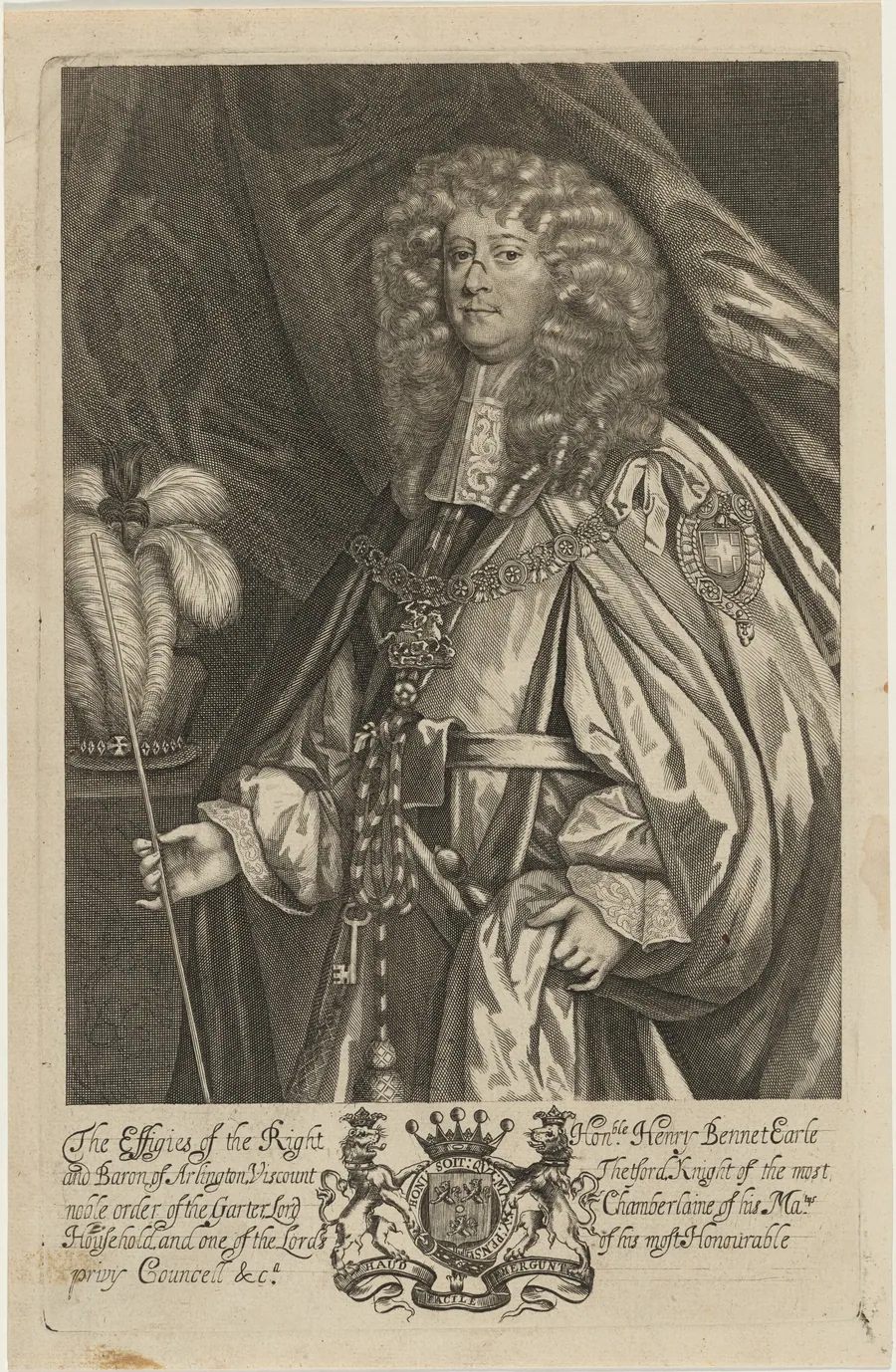 Henry Bennett, Earl of Arlington by Unknown 19th Century
