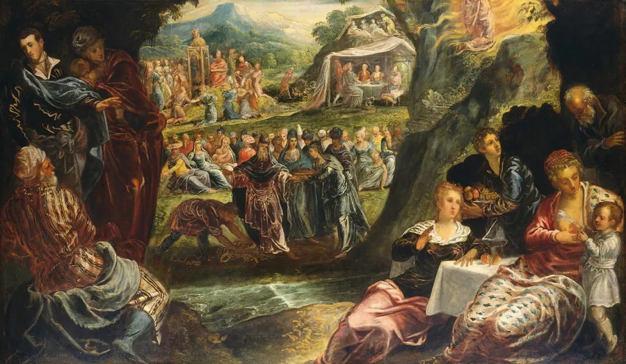 The Worship of the Golden Calf by Italian 16th Century