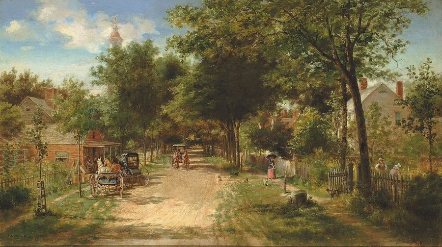 The Country Store by Edward Lamson Henry, born Charleston, SC 1841-died Ellenville, NY 1919