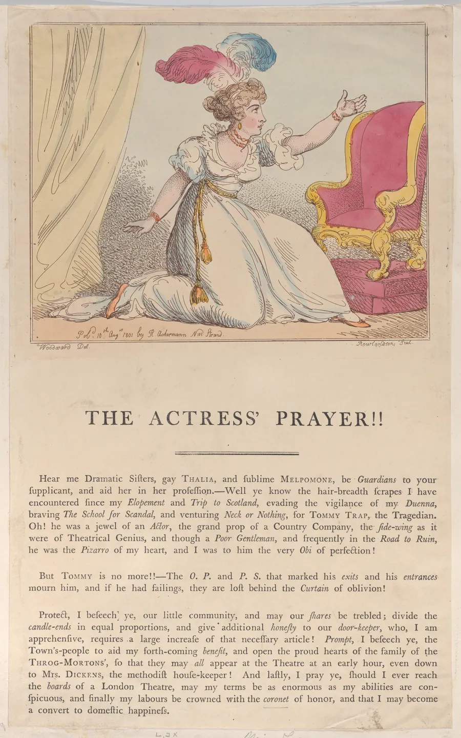 The Actress' Prayer!! by Edward Spragg