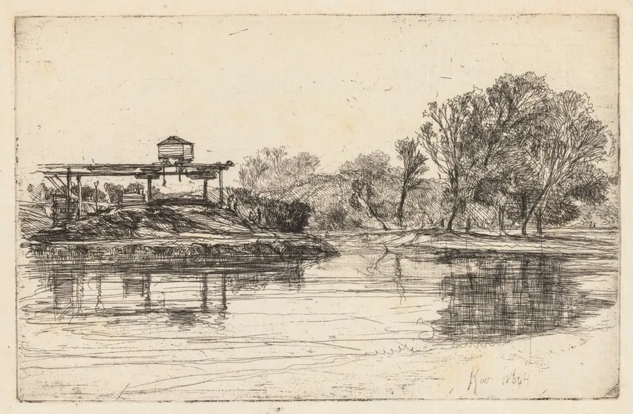 Kew by Francis Seymour Haden
