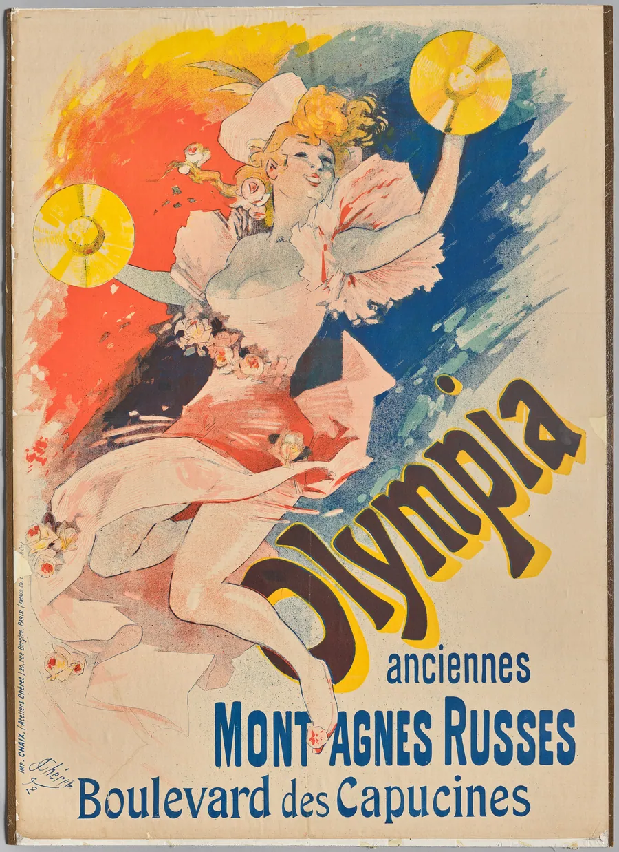 Olympia Montagne Russes by Jules Chéret