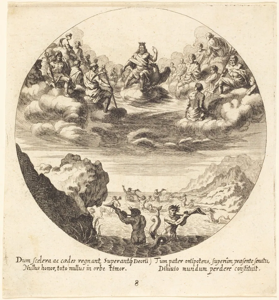 Jove and the Gods by Georg Andreas Wolfgang the Elder