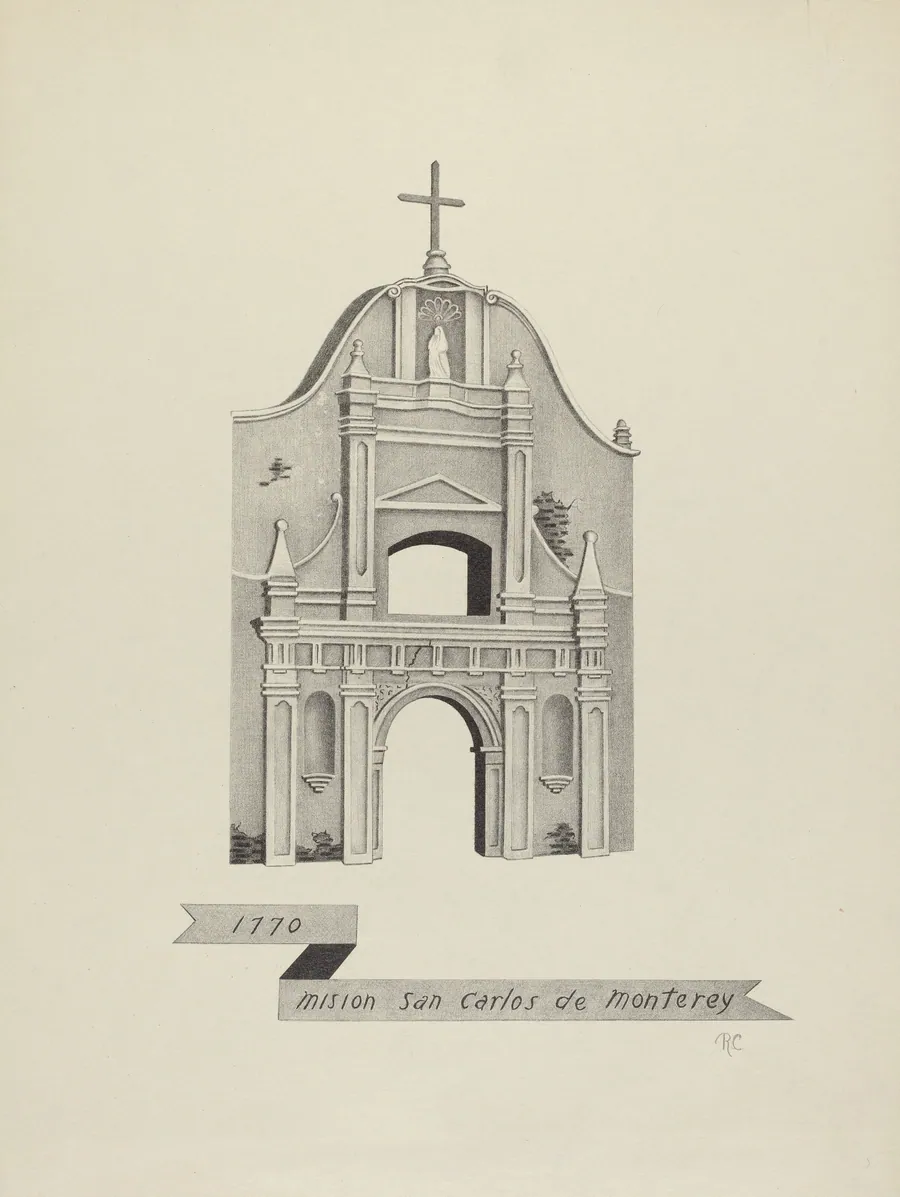 Mision San Carlos de Monterey by James Jones