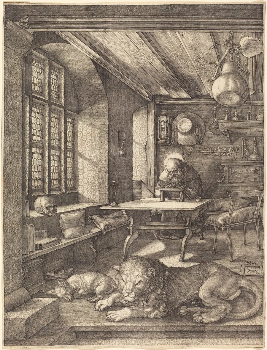 Saint Jerome in His Study by Albrecht Dürer