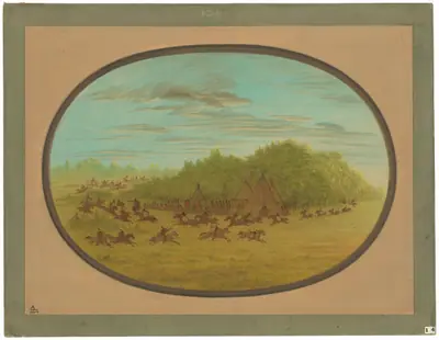 Sham Fight of the Camanchees