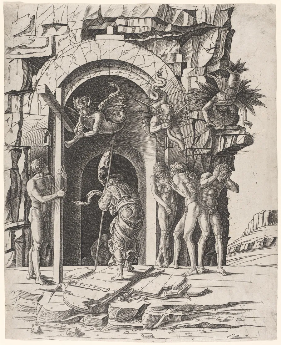 Descent into Limbo by Andrea Mantegna